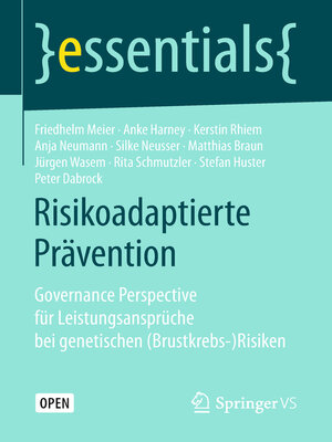 cover image of Risikoadaptierte Prävention